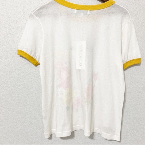 WILDFOX Floral Cross Confessional Tee - Picture 4 of 6